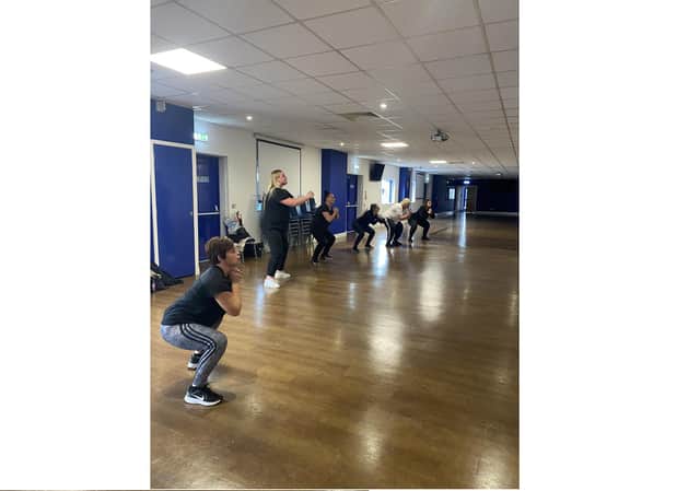 Participants of the free Fit Fans programme run by Pompey in the Community