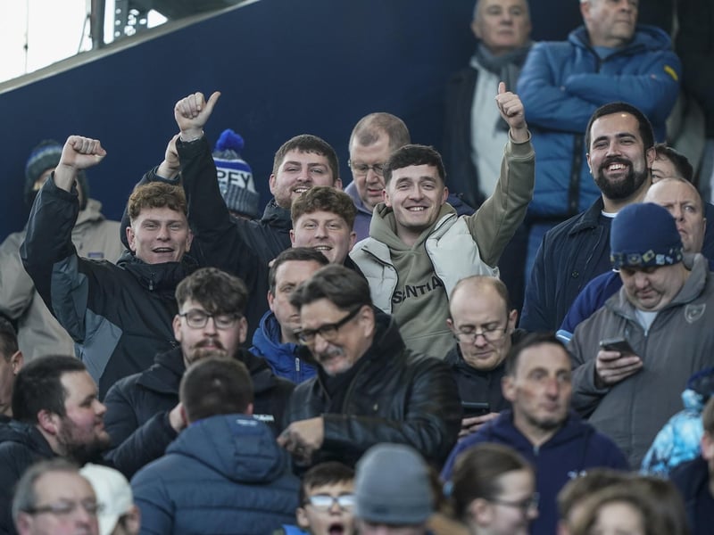 Enjoying Pompey's first trip to West Brom in more than 16 years.