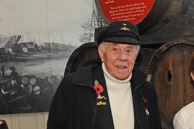 Former Royal Navy submariner Les Hanks in 2012
Picture: Sarah Standing (123717-4072)