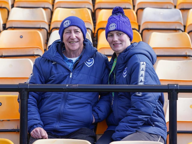 It's great to see smiles on so many Pompey faces.