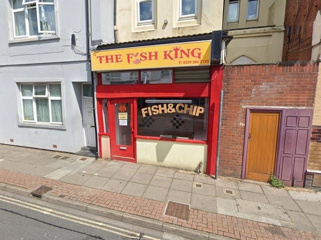 The Fish King, Fratton, has a Google rating of 4.5 with 54 reviews.