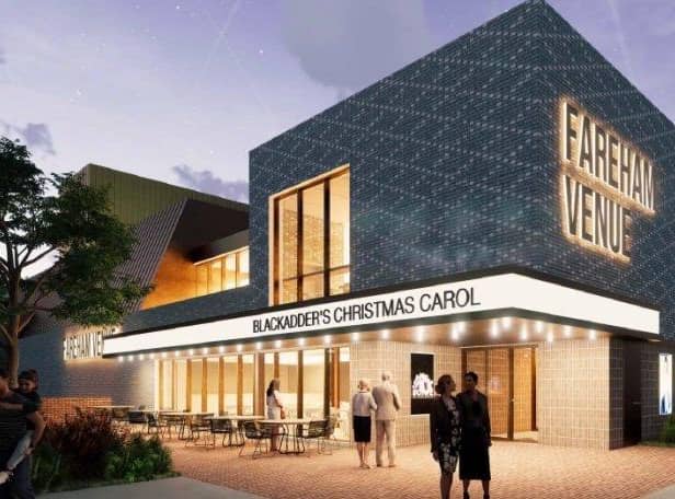 An earlier CGI mock-up of the redevelopment venue, with a place holder name sign. Picture: Fareham Borough Council