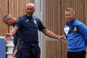 Steve Leigh (left) with his former Baffins assisant Steve Ledger. Picture: Chris Moorhouse