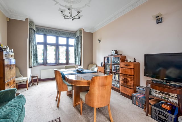 This semi-detached family home is on the market with a guide price of £725,000. It is listed by Fine and Country