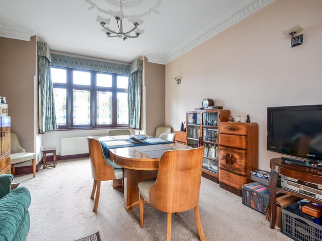 This semi-detached family home is on the market with a guide price of £725,000. It is listed by Fine and Country