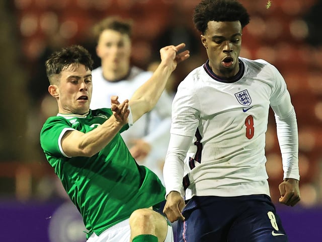 Sean Roughan (Republic of Ireland U21), Oisin Gallagher (Republic of Ireland U19), Sam Long (Scotland U21).