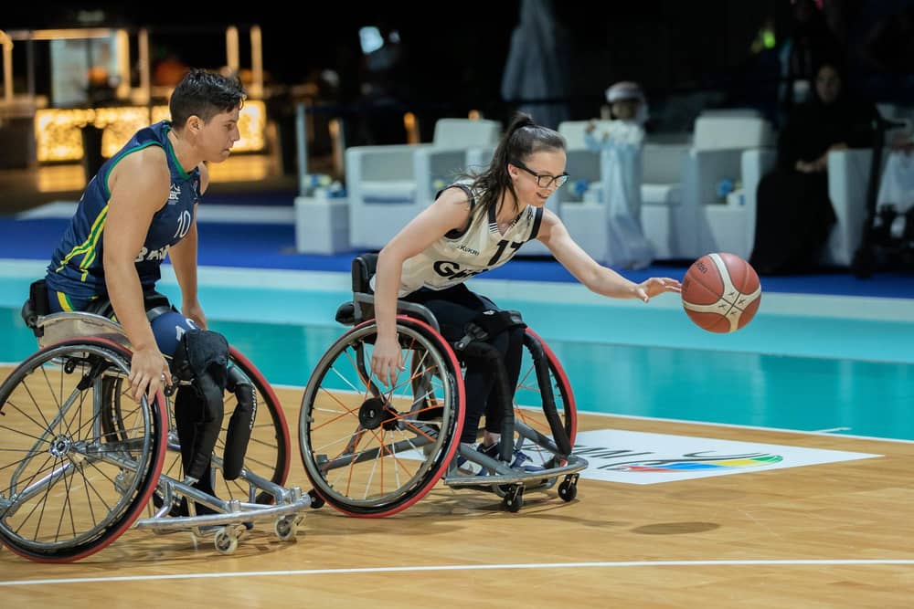 Maddie Martin, right, will  make her Paralympic debut in Paris