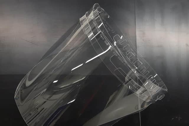The face shield designed at the University of Portsmouth