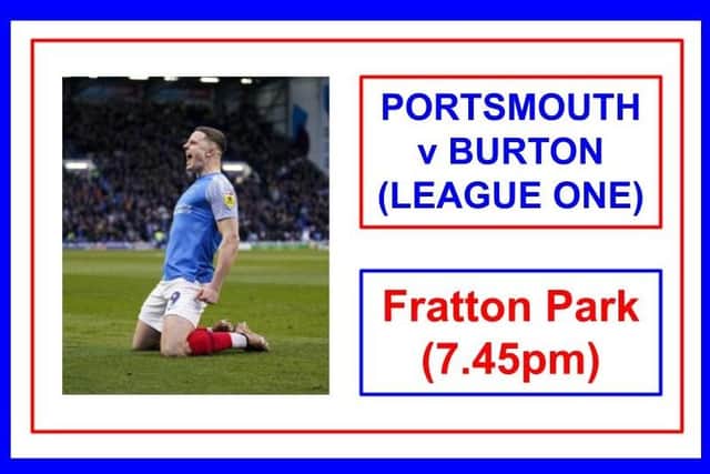 LIVE: Portsmouth v Burton.