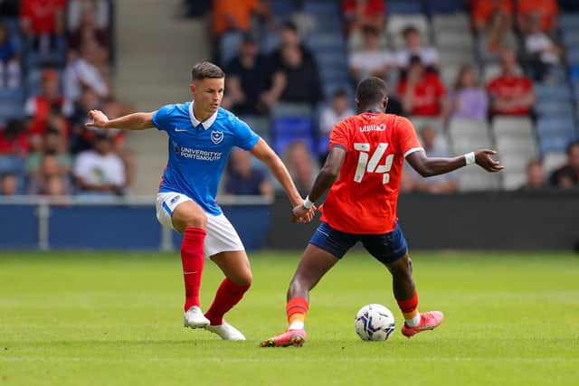 Callum Johnson has departed Fratton Park after 48 appearances and one goal. Picture: Nigel Keene/ProSportsImages