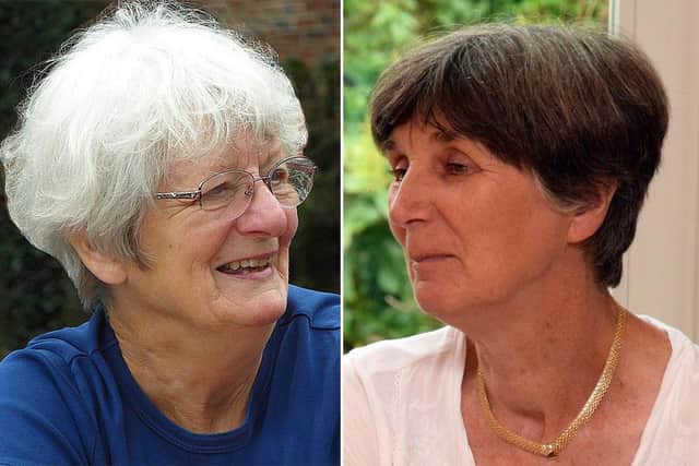Gillian Casey, 75, (pictured right) of Turnbull Road, Chichester, and Elizabeth Wales, known as Anne Wales, 80, (pictured left) of Melbourne Road, Chichester
Picture: Sussex police
