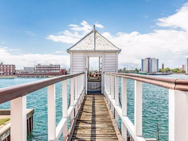 This four bedroom home in Bath Square, Old Portsmouth, is on the market for £3.25m. It is listed on Rightmove by Fry and Kent.