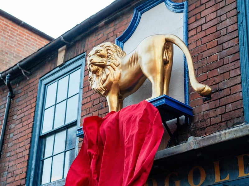 Unveiling of the restored 'Lion of Portsea'. Photo by Matt Clark
