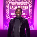 Andy Cole at Kidney Research UK gala dinner