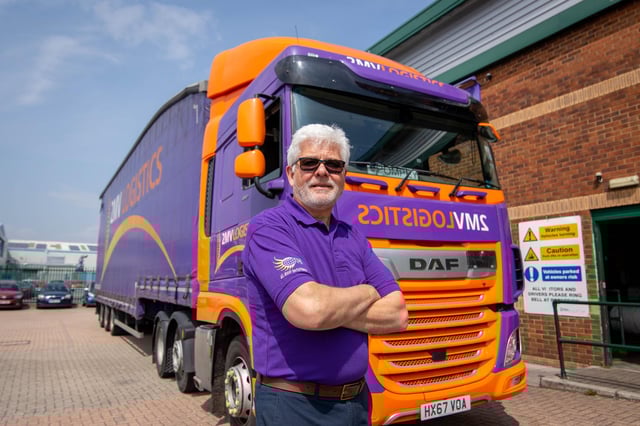 Jim Tyler, managing director of 2mv Logistics outside the company office in Drayton.
Picture: Habibur Rahman