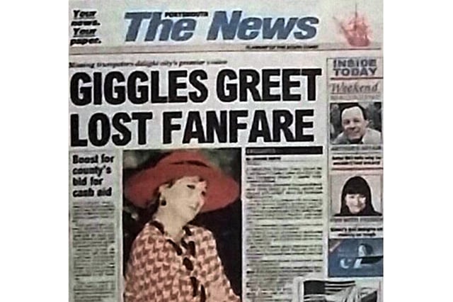 A dummy edition of The News from 1993. It was handed to panels of readers to test their reaction to the tabloid format.