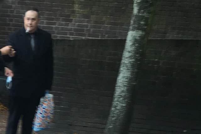 Shaun Toomer after being sentenced at Portsmouth Crown Court