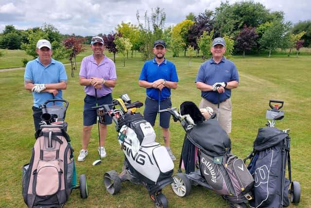 One member of the golfing friends said he had 'massively underestimated' the challenge.