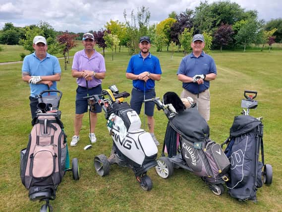 One member of the golfing friends said he had 'massively underestimated' the challenge.
