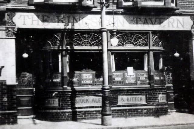 The Kingston Tavern Kingston Road, Portsmouth, 'the hanging pub'.