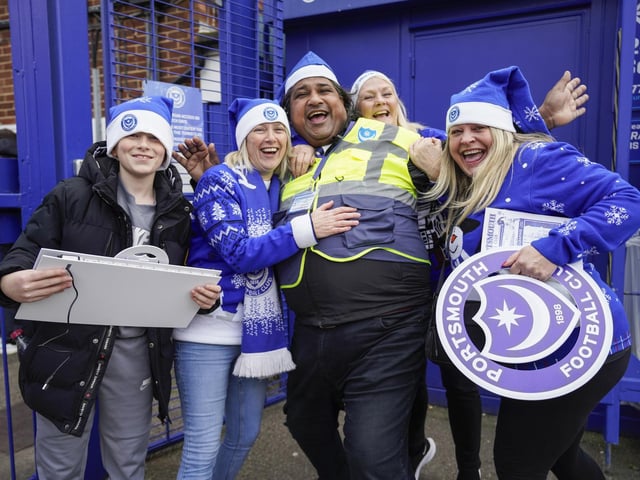Our photographer Jason Brown captured all the action - on and off the pitch - at Fratton Park for Pompey's clash with Fleetwood.