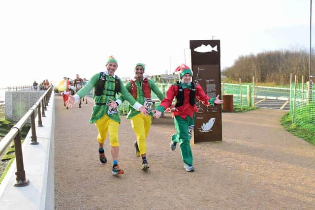 all dressed up for the portsmouth marathon