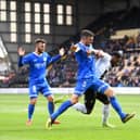 Action between Notts County and Eastleigh at Meadow Lane. Photo by Laurence Griffiths/Getty Images)