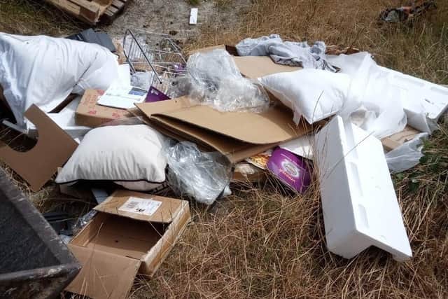 A company has been fined over £600 for fly-tipping.