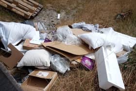 A company has been fined over £600 for fly-tipping.