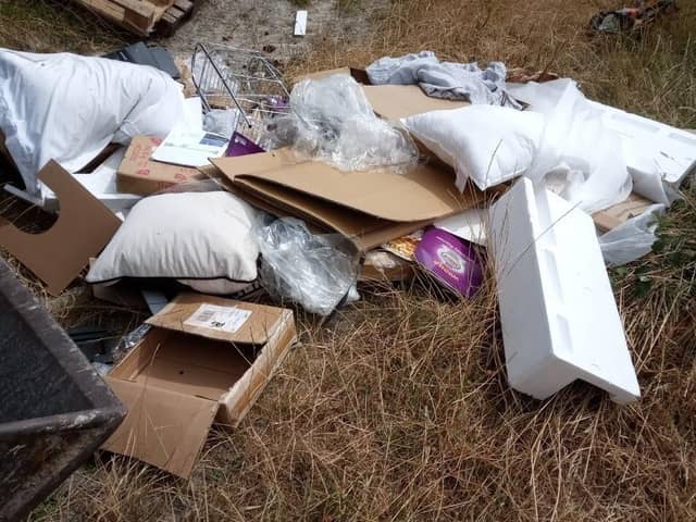 A company has been fined over £600 for fly-tipping.