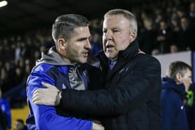 Kenny Jackett and Ryan Lowe. (Photo by Daniel Chesterton/phcimages.com/PinPep)