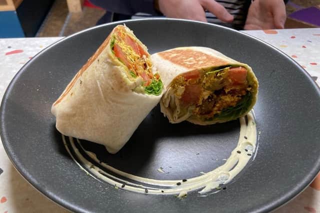 Breakfast wrap at Hunter Gatherer, Albert Road, Southsea.