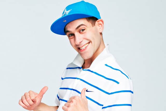 Lee Nelson, the character invented by Simon Brodkin