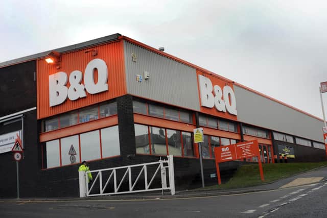 B&Q's head office is based in Eastleigh.