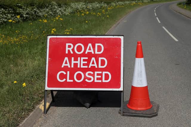 These are the major roads which will be closed over the coming days