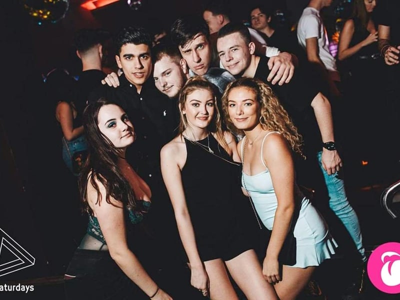 Clubbers at Face on the floor in Pryzm in 2019.