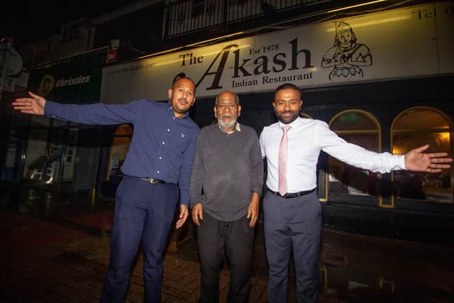 From left: Faz Ahmed, Syed Ahmed and Jaf Ahmed. Picture: Habibur Rahman
