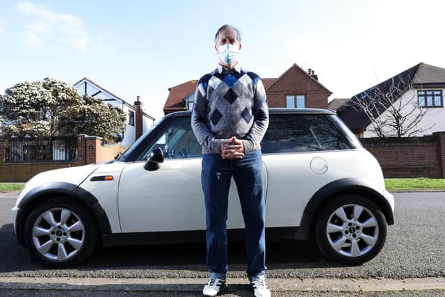 Peter Gartshore has complained after he reported a road rage incident to Hampshire police. The incident happened in Station Road, Drayton. Picture: Chris Moorhouse (270221-20)
