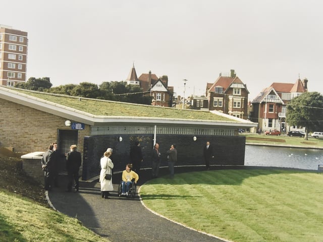 The opening of the new Canoe Lake toilets