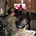 Soldiers using Lockheed Martin equipment during Army Warfighting Experiment 2021 (AWE) held on Salisbury Plain in October