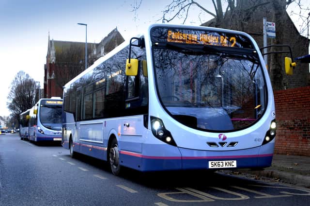 Improvements to public transport will be made in and around Portsmouth as part of the transforming cities fund. Picture: First Bus