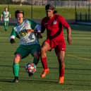 Mob Albion (green) v Burrfields. Picture: Mike Cooter