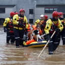 The aftermath of Storm Babet in Scotland recently. Picture: Jeff J Mitchell/Getty Images