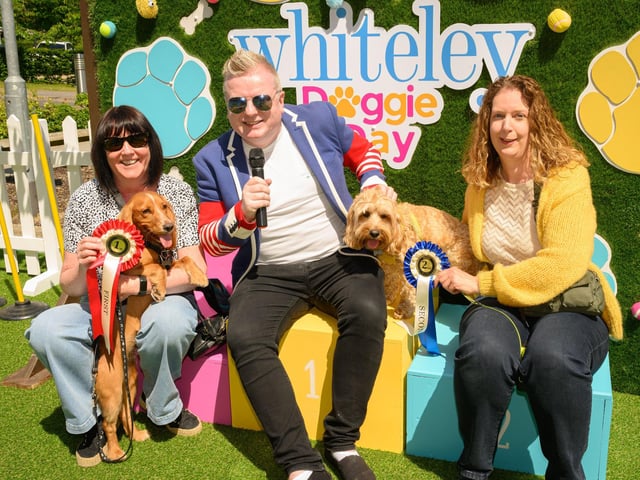Dogs took part in a specially designed assault course as well competitions such as waggiest tail.Picture: Keith Woodland (250521-98)