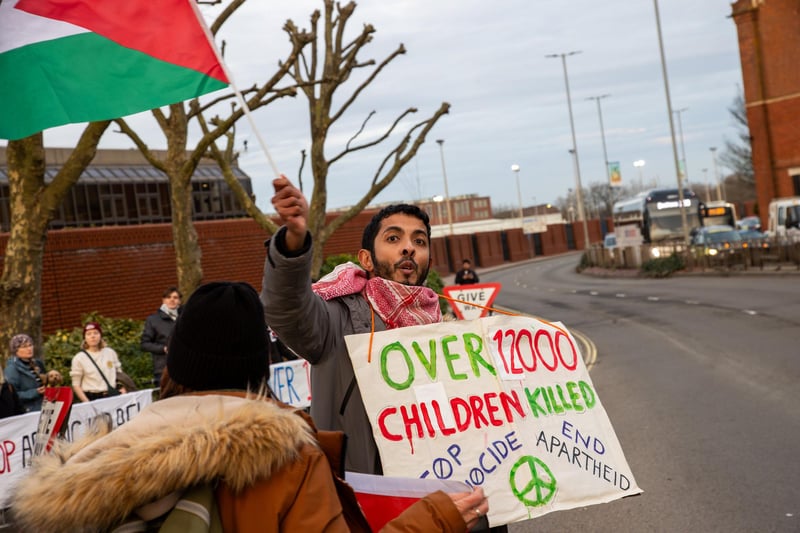 Protestors have been calling for an immediate ceasefire
Photos by Alex Shute
