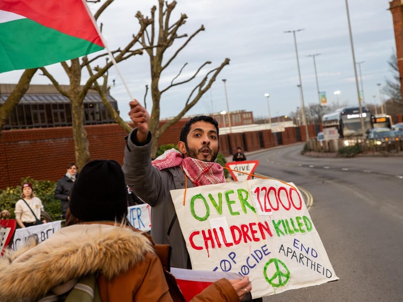 Protestors have been calling for an immediate ceasefire
Photos by Alex Shute