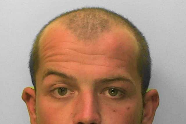 Jailed: Devon Locke. Pic Sussex police