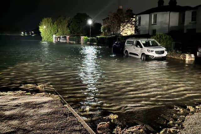 Gosport has been hit by terrible flooding following weather warnings and high tides. Gosport Drones has captured a range of images across the area showing the extent of the flooding - the areas include Park Road, Little Anglesey Road, St Marks Road, Gosport Ferry, Delme Roundabout and Lower Quay. Picture credit: Gosport Drones