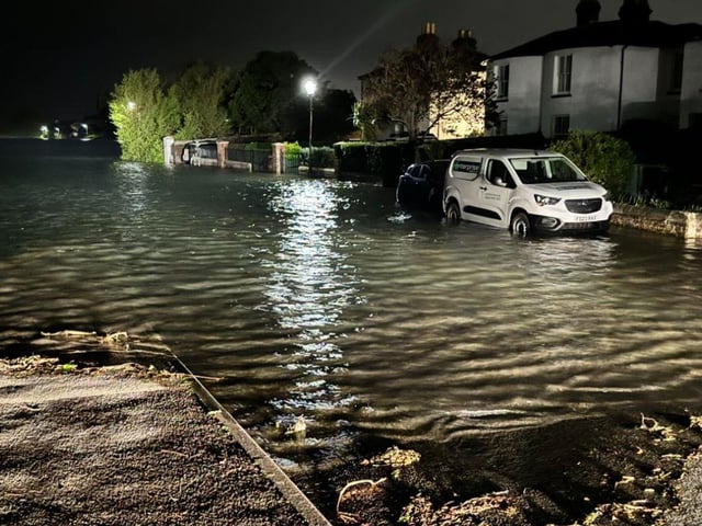 Gosport has been hit by terrible flooding following weather warnings and high tides. Gosport Drones has captured a range of images across the area showing the extent of the flooding - the areas include Park Road, Little Anglesey Road, St Marks Road, Gosport Ferry, Delme Roundabout and Lower Quay. Picture credit: Gosport Drones