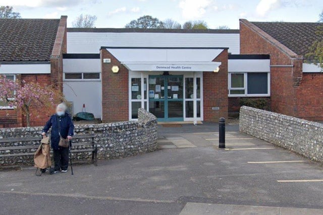 At Denmead Health Centre in Hambledon Road, 83 per cent of people responding to the survey rated their overall experience as good. Picture: Google Maps